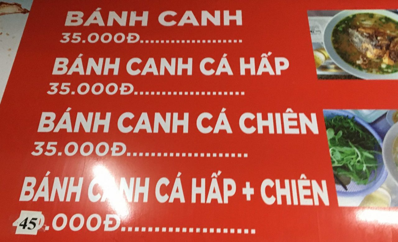 Bánh Canh Cá Hấp and Chiên - Thick Rice Noodle Soup with Steamed and Fried Fish