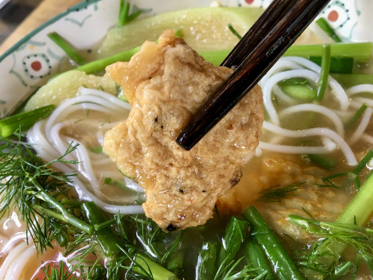 Fish cake - Bún Cá Hải Phòng - Fried Fish Noodle Soup from Hai Phong