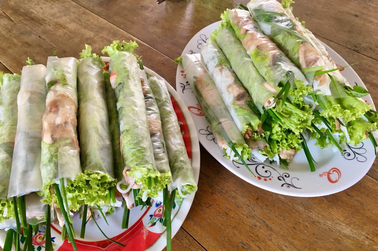 Gỏi Cuốn - Fresh Rice Paper Pork and Prawn Spring Rolls
