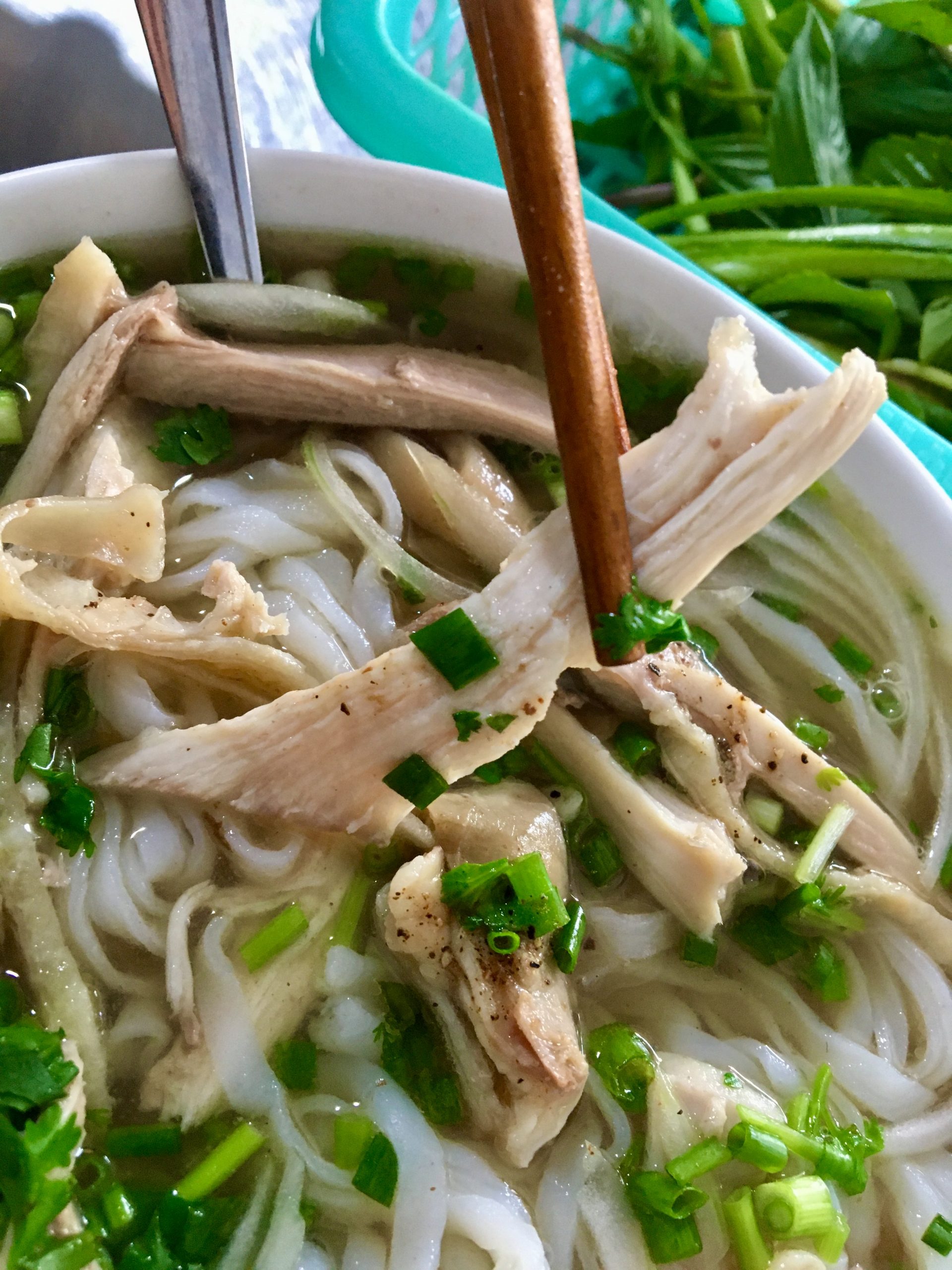 Phở Gà - Vietnamese Chicken Noodle Soup - Delicious Vietnam