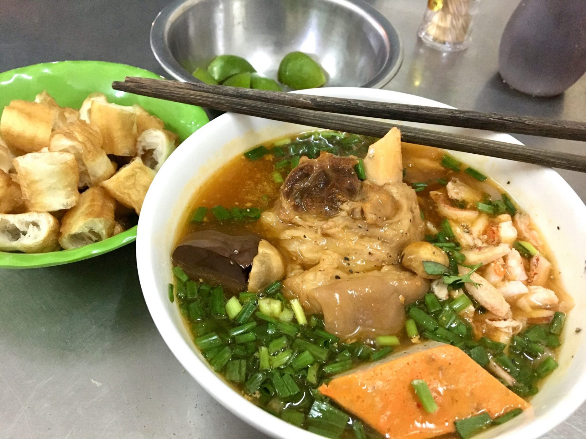 Bánh Canh Cua - Slurpy Rice Noodles with Crab and Pork