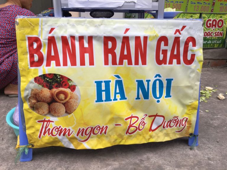 Bánh Rán Gấc - Vietnamese rice balls