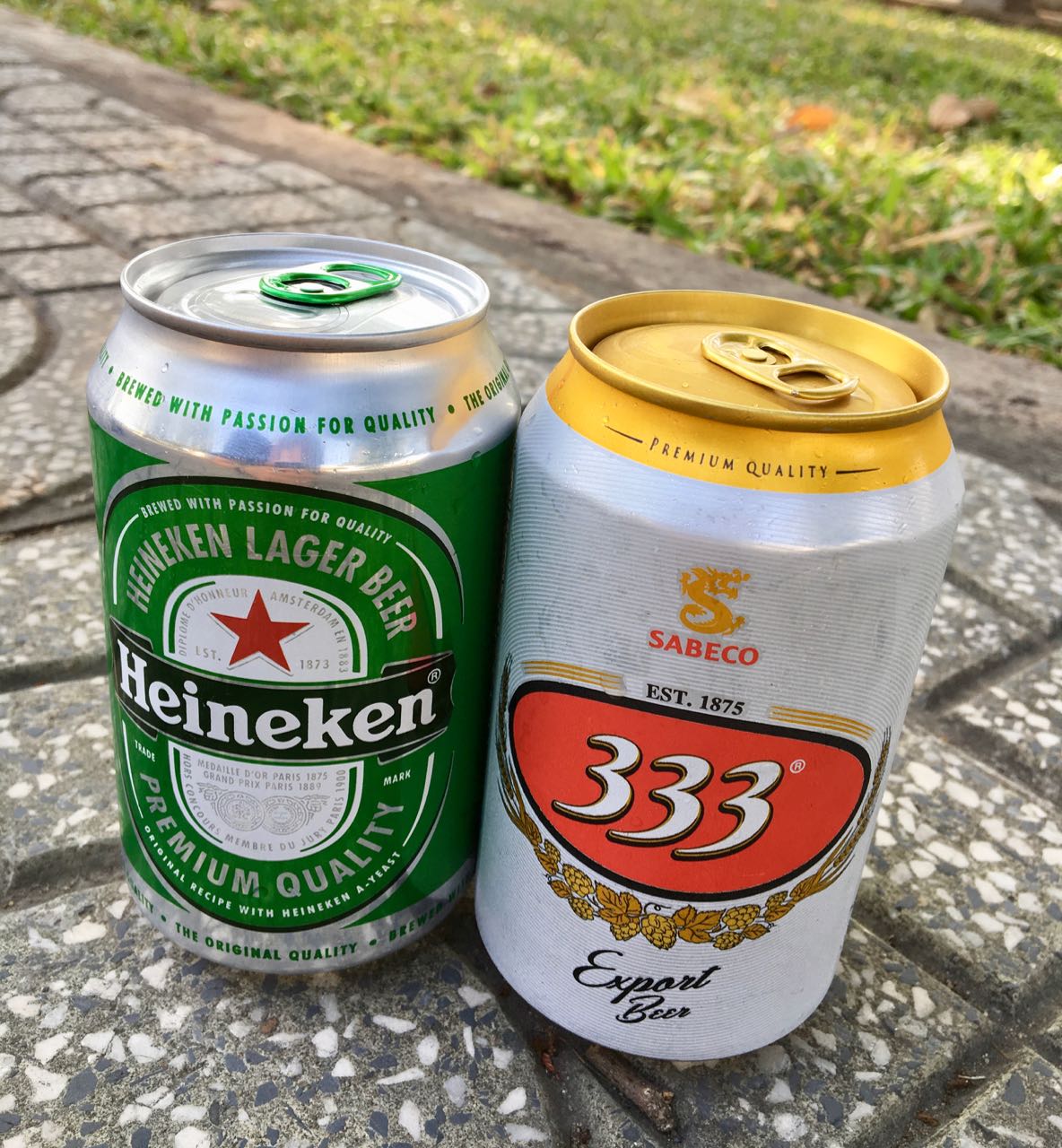 Vietnamese Beer 333 Heineken