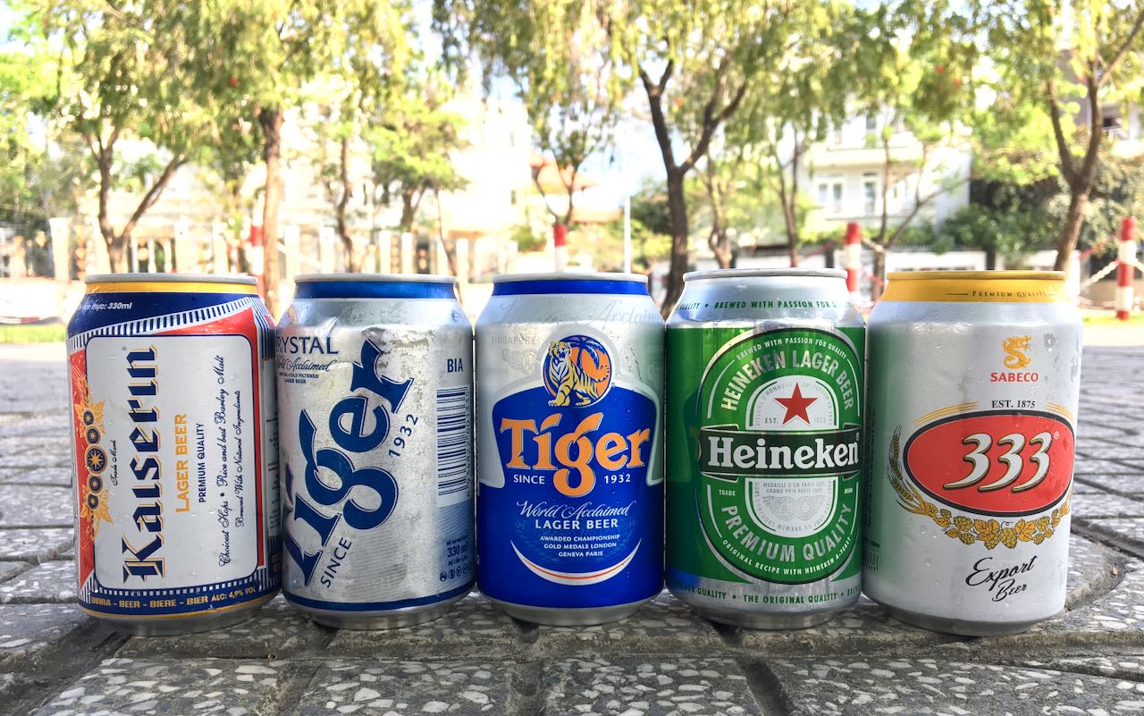 Vietnamese Beer Tiger 333 Heineken