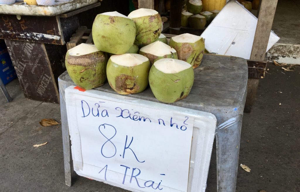 Vietnamese Coconut Street Sellers