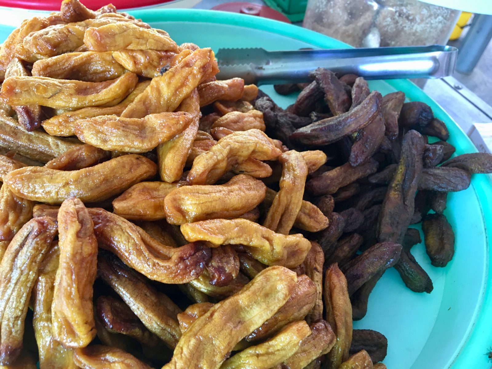 Vietnamese chewy dried banana fingers